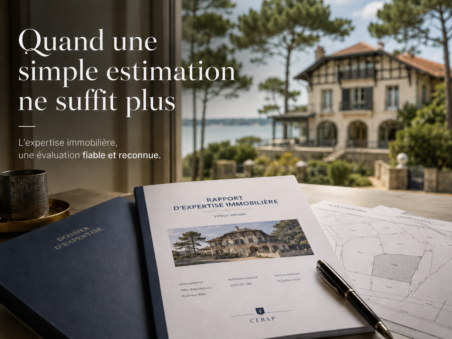 Rapport d’expertise immobilière pour divorce succession partage et litige à Arcachon